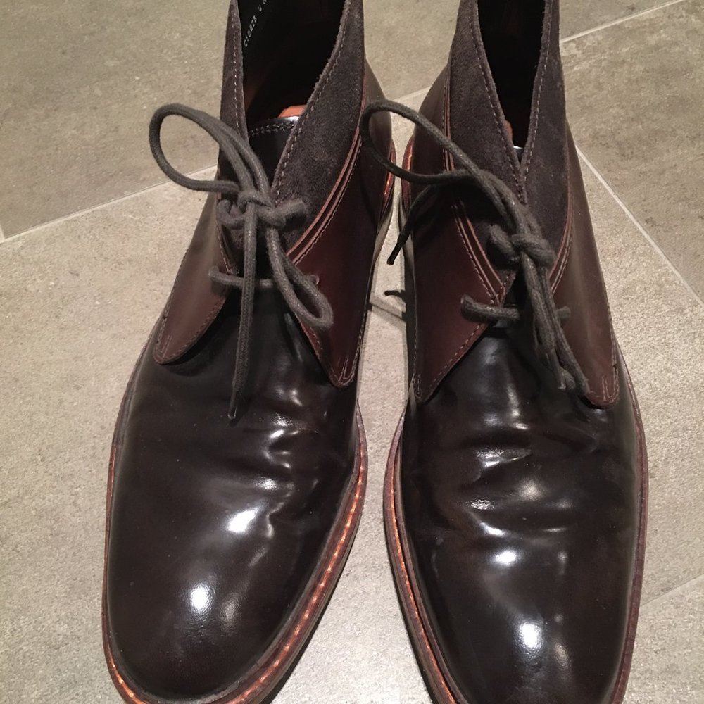 Mens Cole Haan x Nike Air Leather Ankle Boots